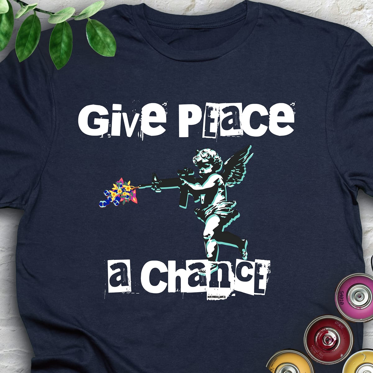 Rebellionbeat.com - Give Peace A Chance T-Shirt
